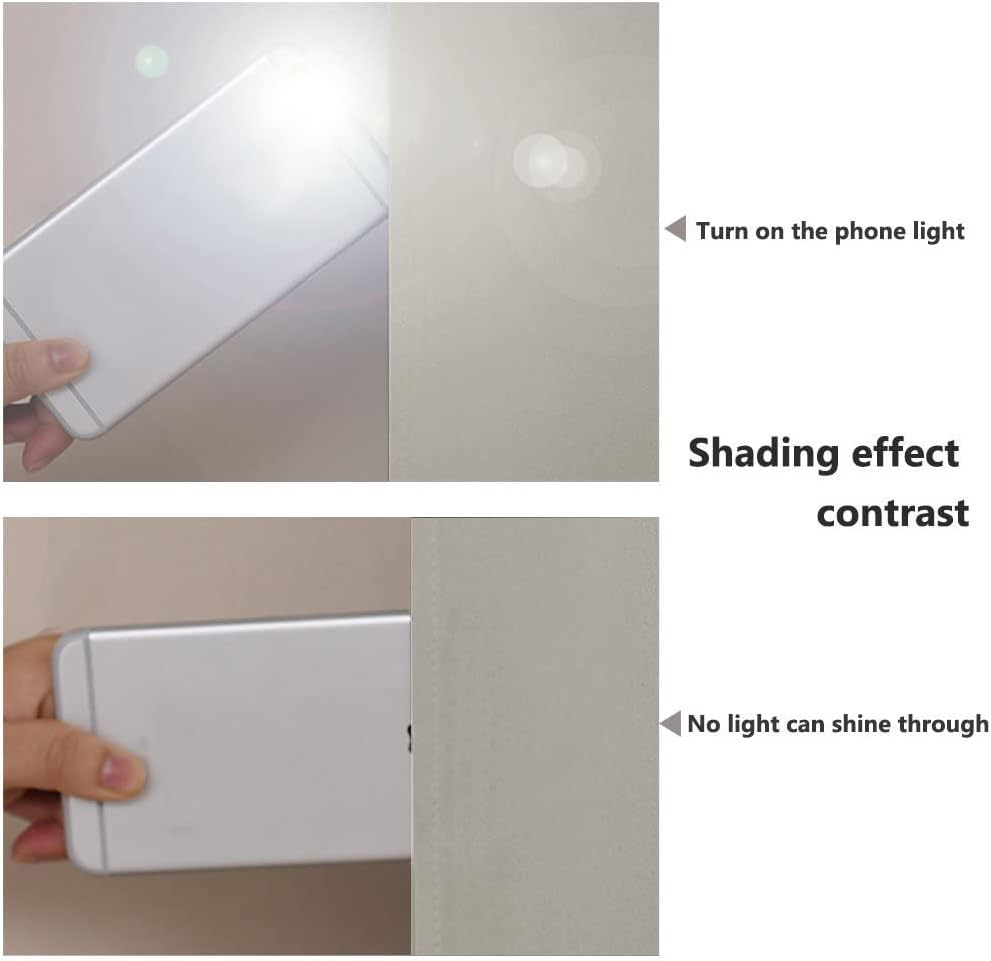 NICETOWN Full Shading Curtains 96 inches Long 2 Panels Set for Windows, Super Heavy-Duty Black Lined Blackout Curtains for Bedroom, Privacy Assured Window Treatment (Natural, Pack of 2, 55 inches W)