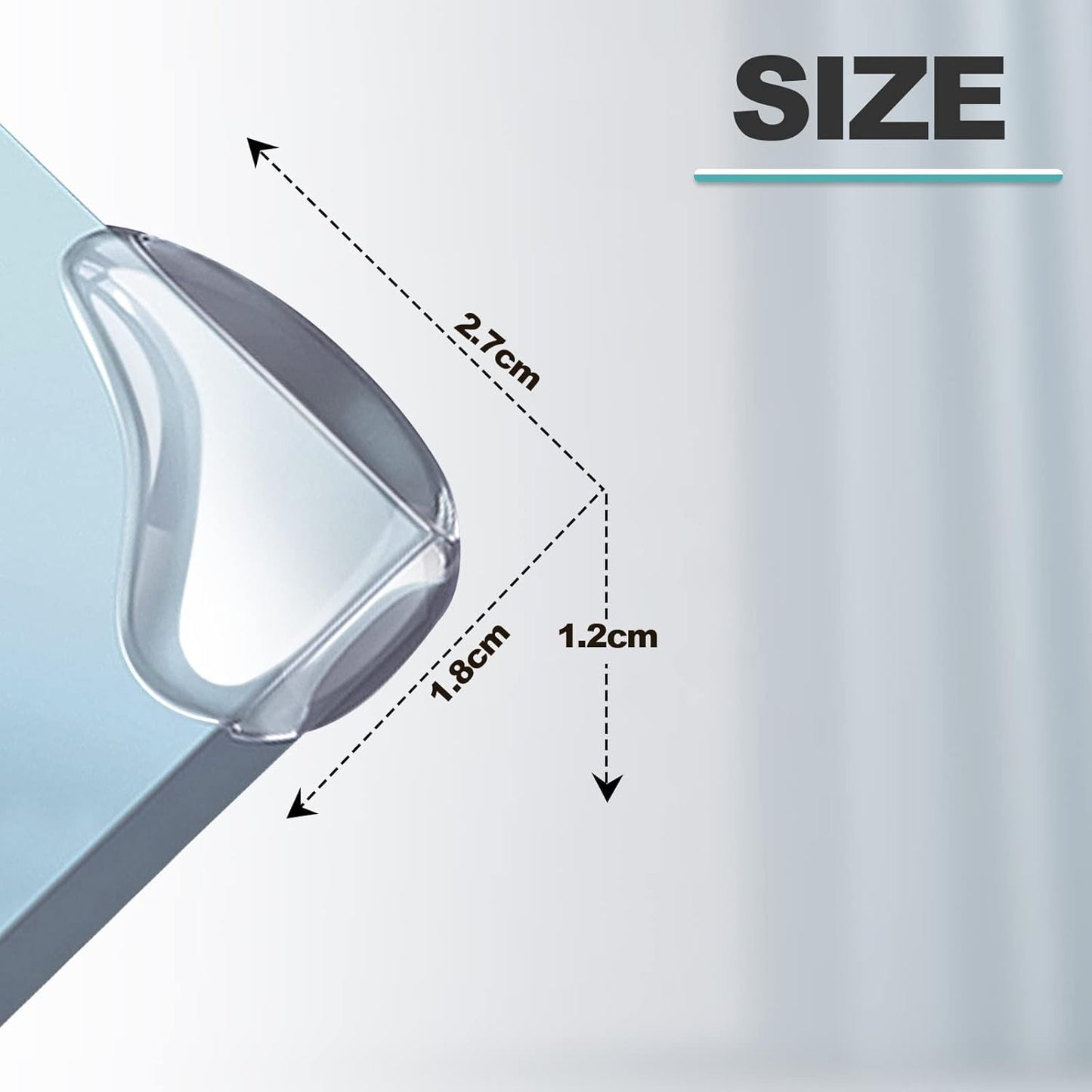 20 Pack Corner Protector Baby Clear Corner Guards Table Corner Protectors Baby Proofing Furniture Corner Edge Safety Bumpers for Coffee Table, Counter, Desk, Cabinet