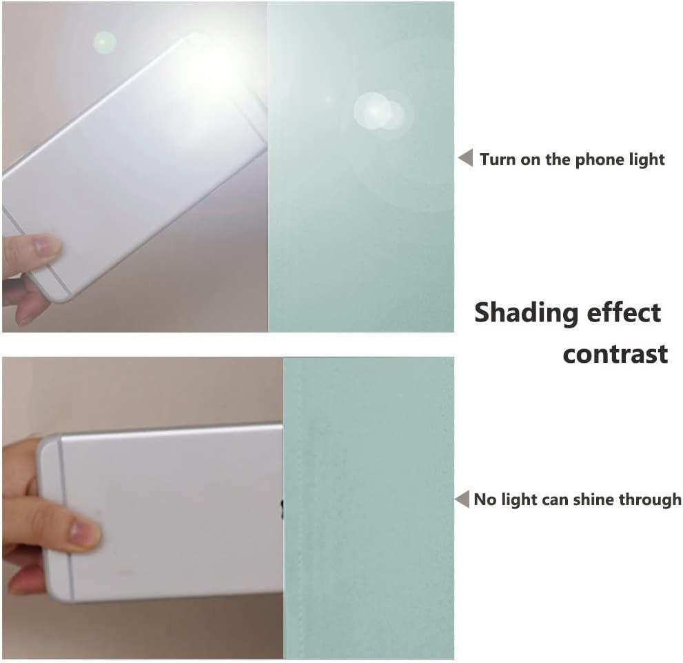 NICETOWN Aqua Blue 100% Blackout Curtain Set, Thermal Insulated & Energy Efficiency Window Draperies for Guest Room, Full Shading Panels for Shift Worker and Light Sleepers, 52W x 120L, 2 PCs