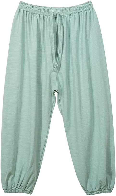 PAUBOLI Baby Long Bloomers Soft Cotton Harem Pants for Boys Girls 12M-7T