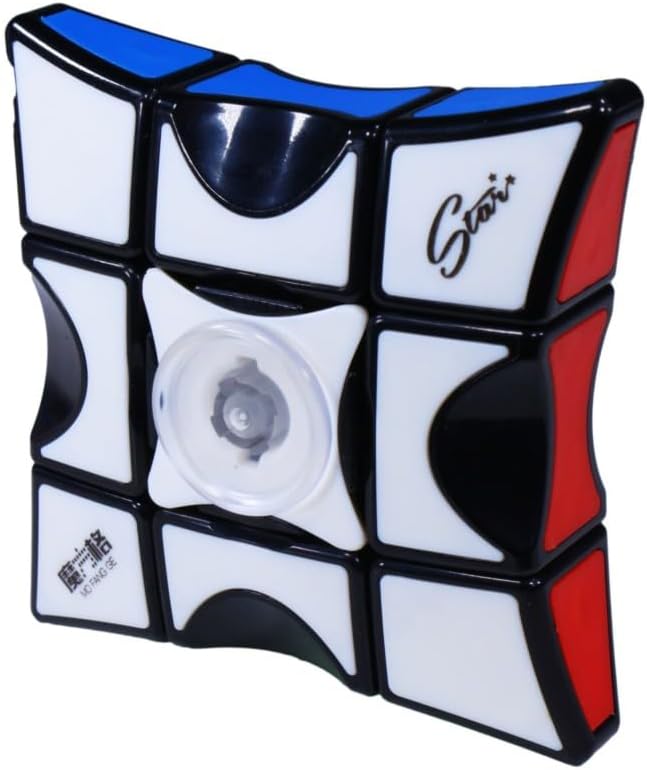 Cuberspeed 1x3x3 Spinner Speed Cube Puzzle 1x3x3 Spinner Tiled Stress Relief Finger Toys Kids Adults