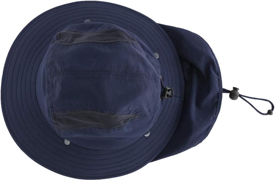 Home Prefer UPF 50+ Boys Sun Hat with Neck Flap Wide Brim Summer Beach Bucket Hat for Boys Girls Toddler Kids Safari Hat