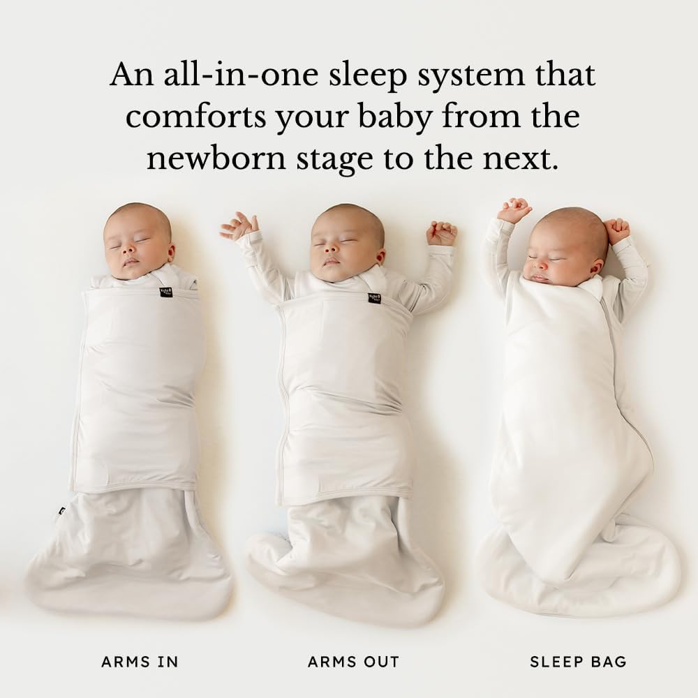KYTE BABY Unisex Rayon Made from Bamboo Sleep Bag Swaddler for Babies, 1.0 Tog