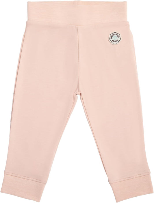 MON CHOU Organic Cotton Baby Pants - 100% Pima Cotton - Lightweight and Breathable Infant Pants for All Seasons
