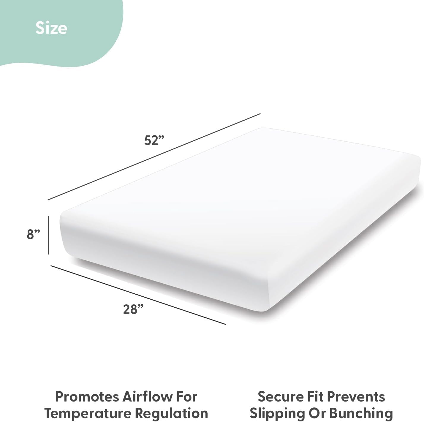 The Peanutshell 4-Pack Fitted Crib Sheet Set - Super Soft & Breathable Baby Girl Crib Sheets, Nursery Decor, Fit for Standard Mattress Cover- Floral