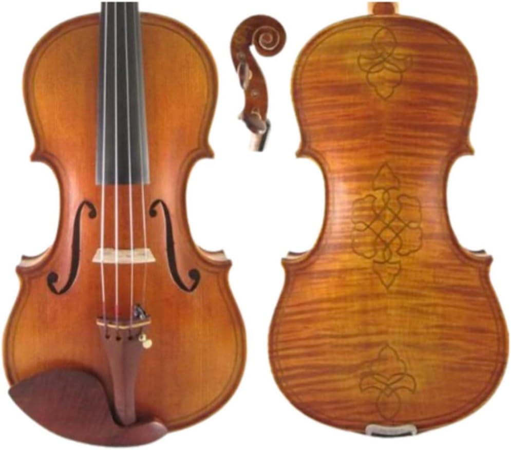 D Z Strad Violin – Gasparo da Salo, 1590, “Adam” Copy With Dominant Strings, Case and Bows (4/4 - Full Size)