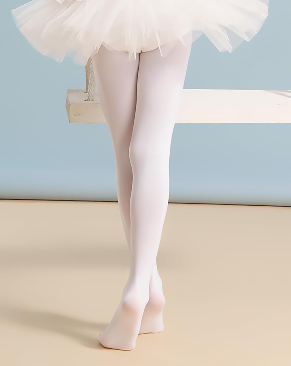 Toddler Girls Tights Dance Ballet Footed Leggings Ultra Soft Stockings for Kids Students