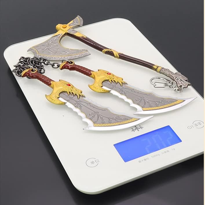 God of War Ragnarök Kratos Blades of Chaos Action Figures Game Toy Collection Keychain Desk Decoration Backpack Pendant Gift