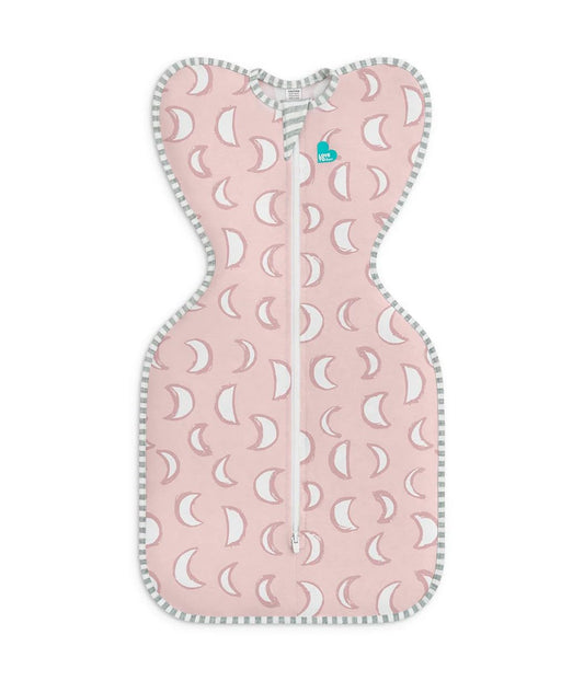 Love to Dream Swaddle UP, Sleep Sack 0-3 Months, Self-Soothing, Improves Sleep, Snug Fit Helps Calm Startle Reflex, Baby Essentials Must Haves Newborn, 1.0 TOG, 13-19 lbs, Eclipse Pink