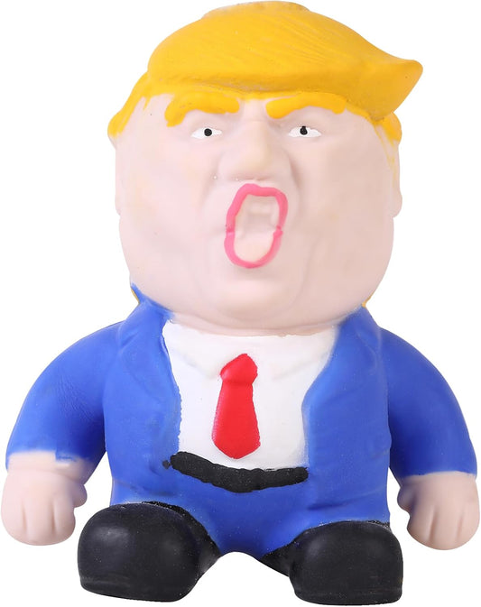 Donald Trump Squeeze Toy, Splat Trump Doll, Trump Action Figure Squish Toy, Donald Trump Merchandise, Fun Desk Toy