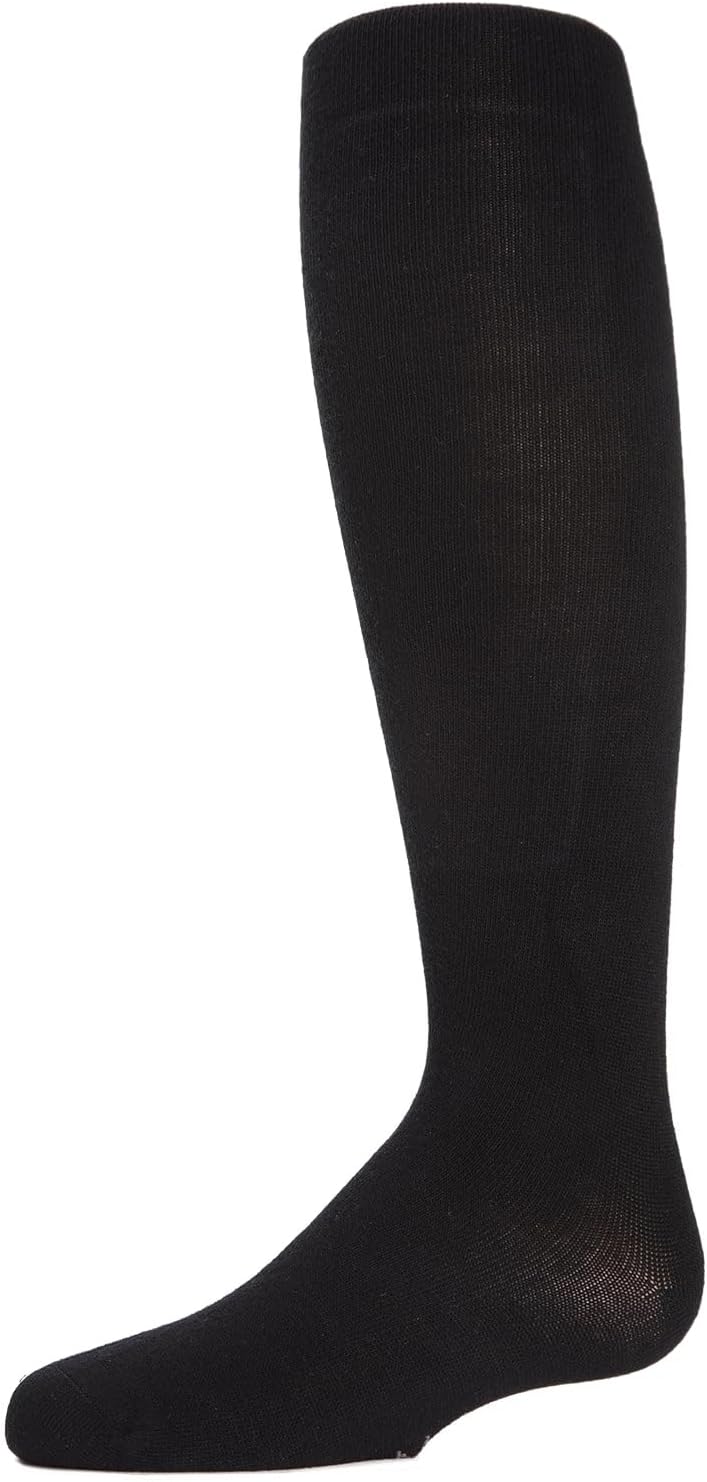 MeMoi Soft Pima Cotton Tights for Girls, Soft and Lightweight Opaque Tights for girls - Sizes 8 to 16