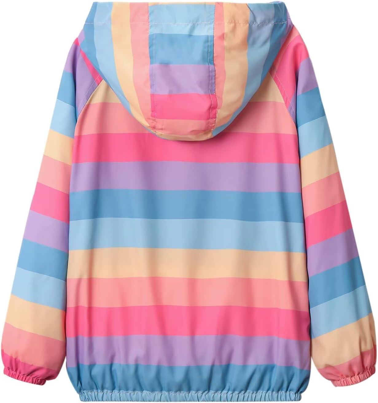 WELAKEN Lightweight Jacket for Girls Kids & Toddler II Girls' Print Water-Resistant Jacket