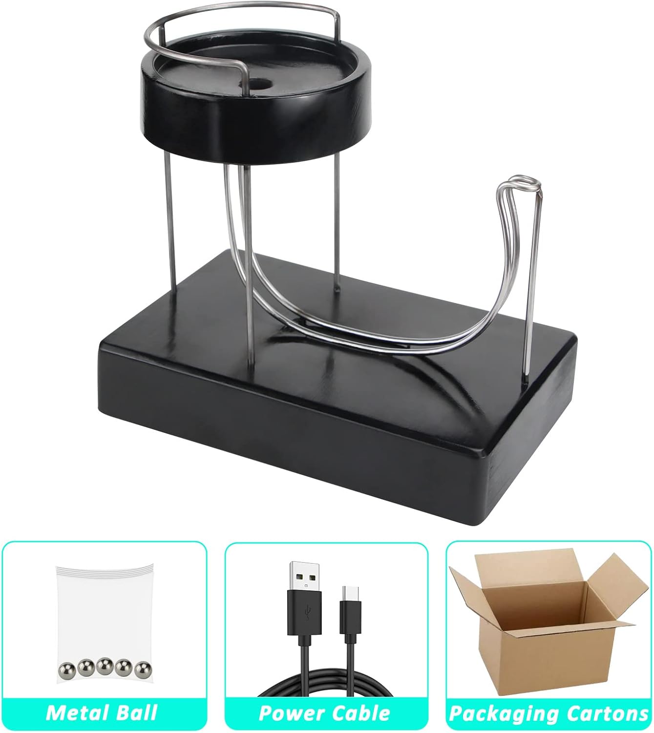 Kinetic Art Perpetual Motion Machine, Physical Balance Kinetic Energy Model, Newtons Science Physics Gadgets, Non-Stop Rolling Ball Toys, Balance Stress Relief Creative Gifts for Friends and Family