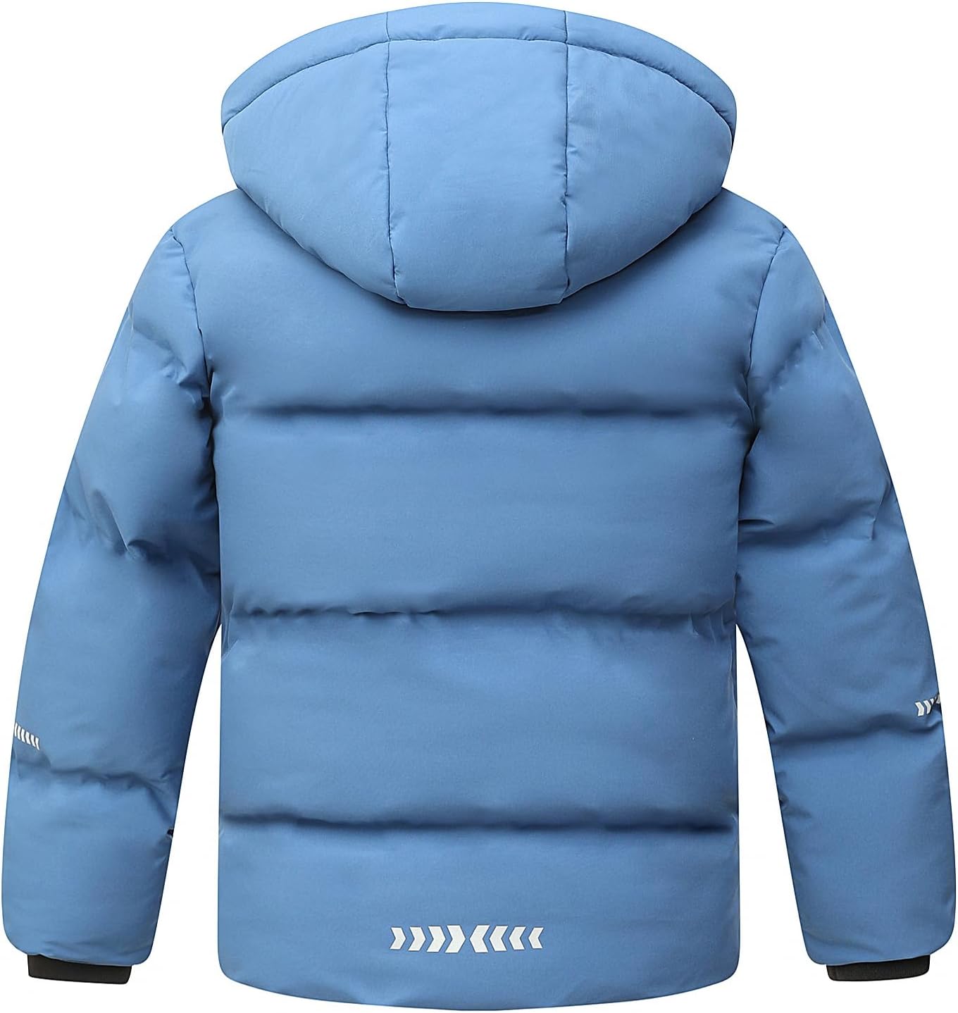 Kids Boy's Winter Coat Fleece Lined Waterproof Jacket Puffy Cotton Coat Thick Hooded Down Outdoor Coats