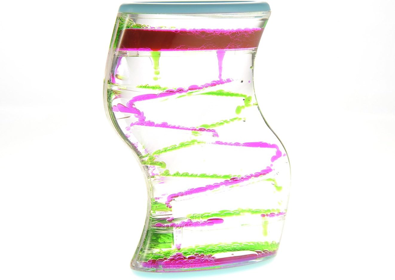 PowerTRC Liquid Motion Bubbler Sensory Toy, Stress Reliever Toys for Autism & ADHD, Calming and Relaxing Fidget Toy Gift for Kids and Adults Decorate Desktops, Home, Room, Or Classrooms