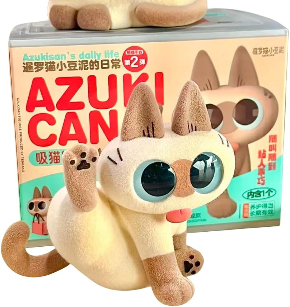 Nobeko Azukican Azukisan Cat Daily Life Series2 Blind Box Figures 1PC Random Art Cute Collectibles Birthday Gift