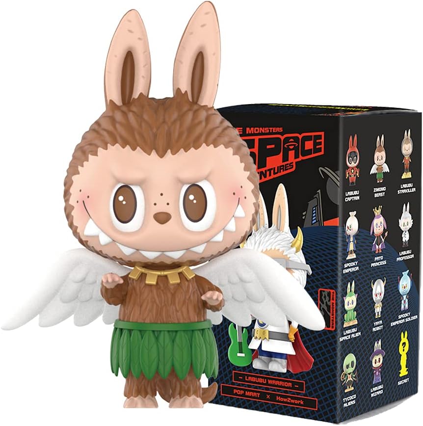 POP MART LABUBU Space Adventure Series 1PC Blind Box Toy Box Bulk Popular Collectible Random Art Toy Hot Toys Cute Figure Creative Gift, for Christmas Birthday Party Holiday