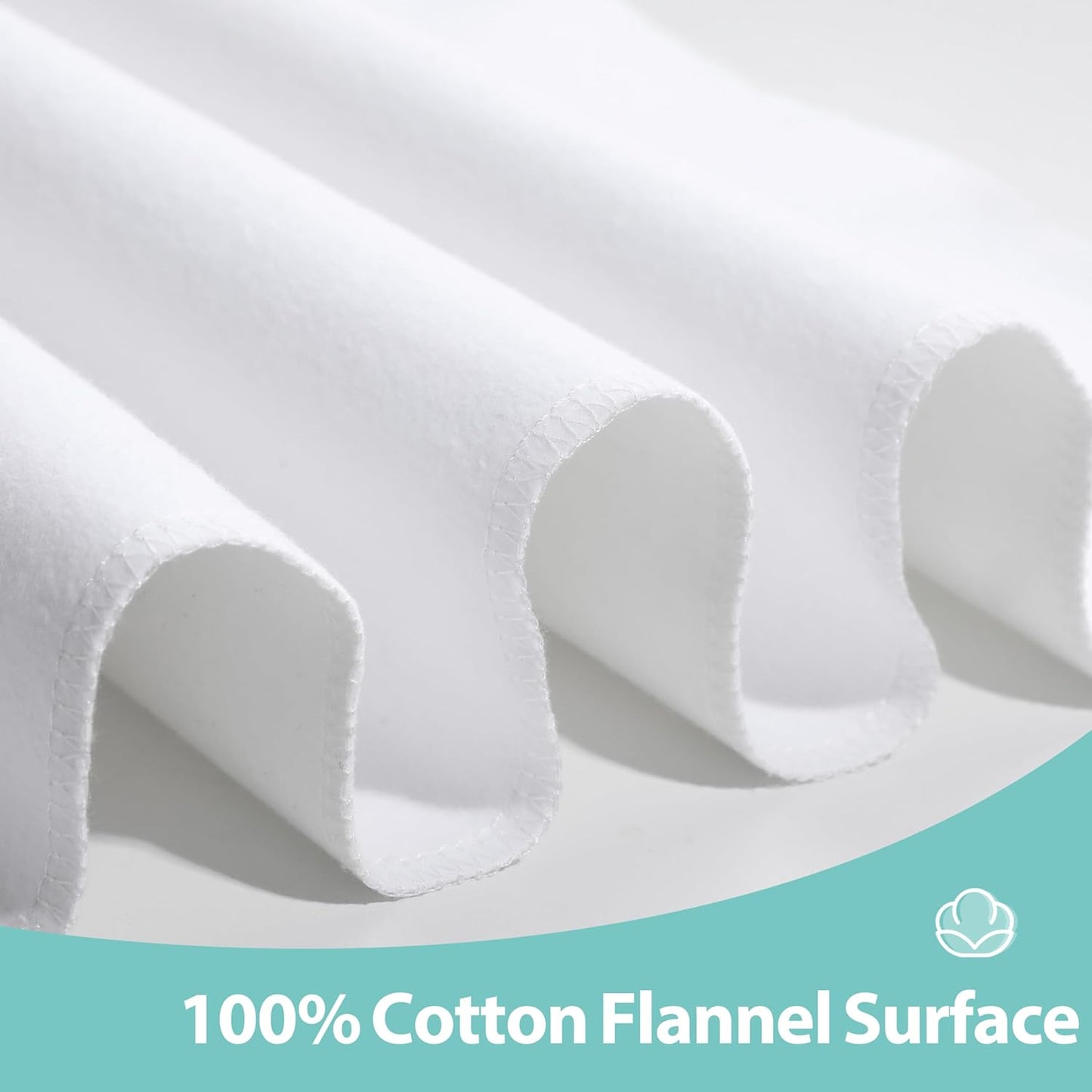 Mattress Protector,Flannel Cotton Underpads for Kids, Adults,Pets,Bed, Couch, Sofa, Floor,Home