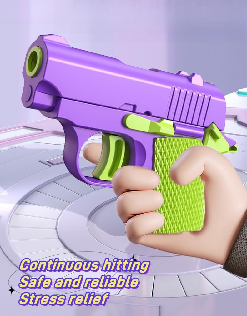 2024 New 1911 Model Radish Fun and Safe Toys,Fidget Toys Suitable for Relieving ADHD and Anxiety,Stress Relief Funny Toys for Adults,The Fun Gift for Adults and Kids (Purple / 1 PCS Pack)