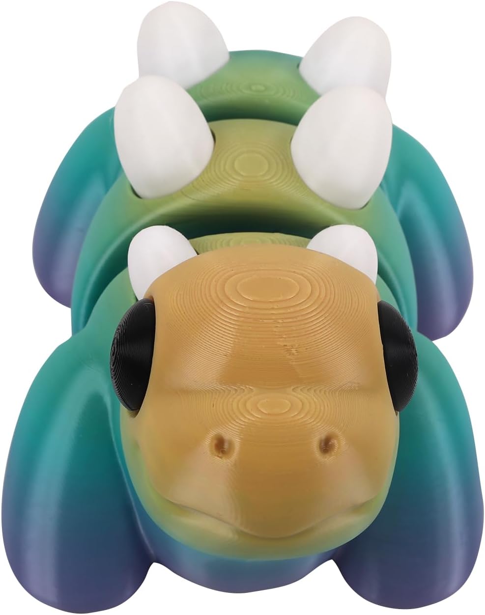 3D Printed Dinosaur with Flexible Articulated Joints, Fun Desk Toy for Stress and Anxiety Relief, Unisex Adults,Desktop Pet,Gift idea (Stegosaurus)