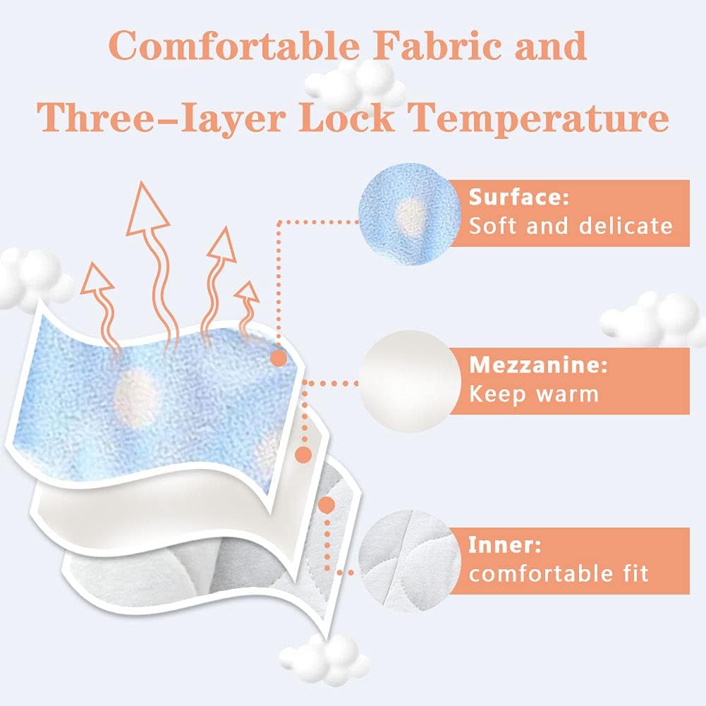 XIFAMNIY Baby Newborn Jumpsuit Footie Hooded Thicken Winter Bunting Outwear Snowsuit Pajamas for Girls Boys…