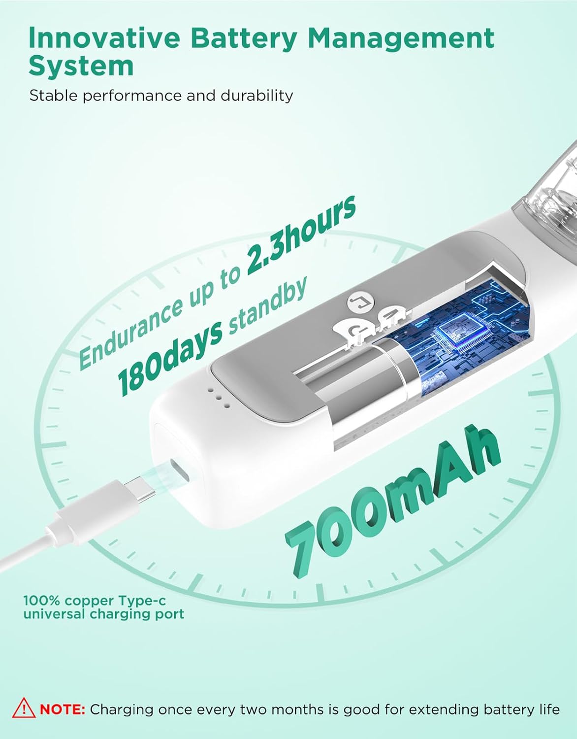 Koalababy Electric Nasal Aspirator for Baby, Large Flow, Baby Nose Sucker with 3 Suction Levels, Rechargeable Nose Cleaner for Toddlers, Music and Light Soothing, Soft Silicone Tips