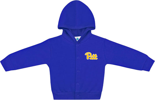 Creative Knitwear College Baby Snap Hooded Jacket - Team Logo, Multiple Colors, for Boys & Girls, (0-24 Months)