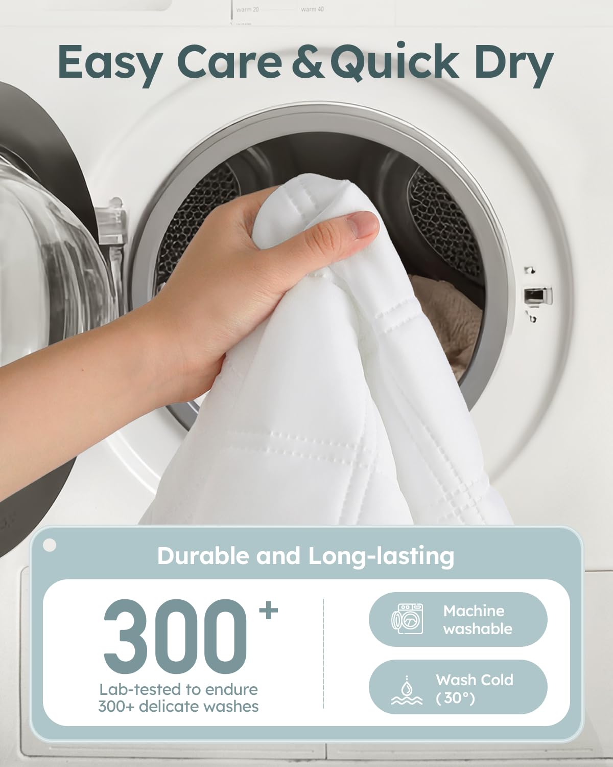 Yoofoss Waterproof Crib Mattress Protector 2 Pack, Quilted Crib Mattress Pad Cover Ultra Soft and Breathable, Machine Washable Toddler Mattress Protector for Standard Baby Crib Size 52''x28''