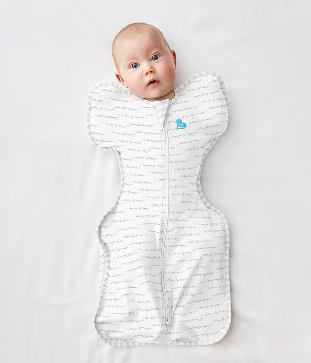 Love To Dream Swaddle UP Self-Soothing Sleep Sack 8-13 lbs., Dramatically Better Sleep, Snug Fit Calms Startle Reflex, 1.0 TOG, Dreamer, Small