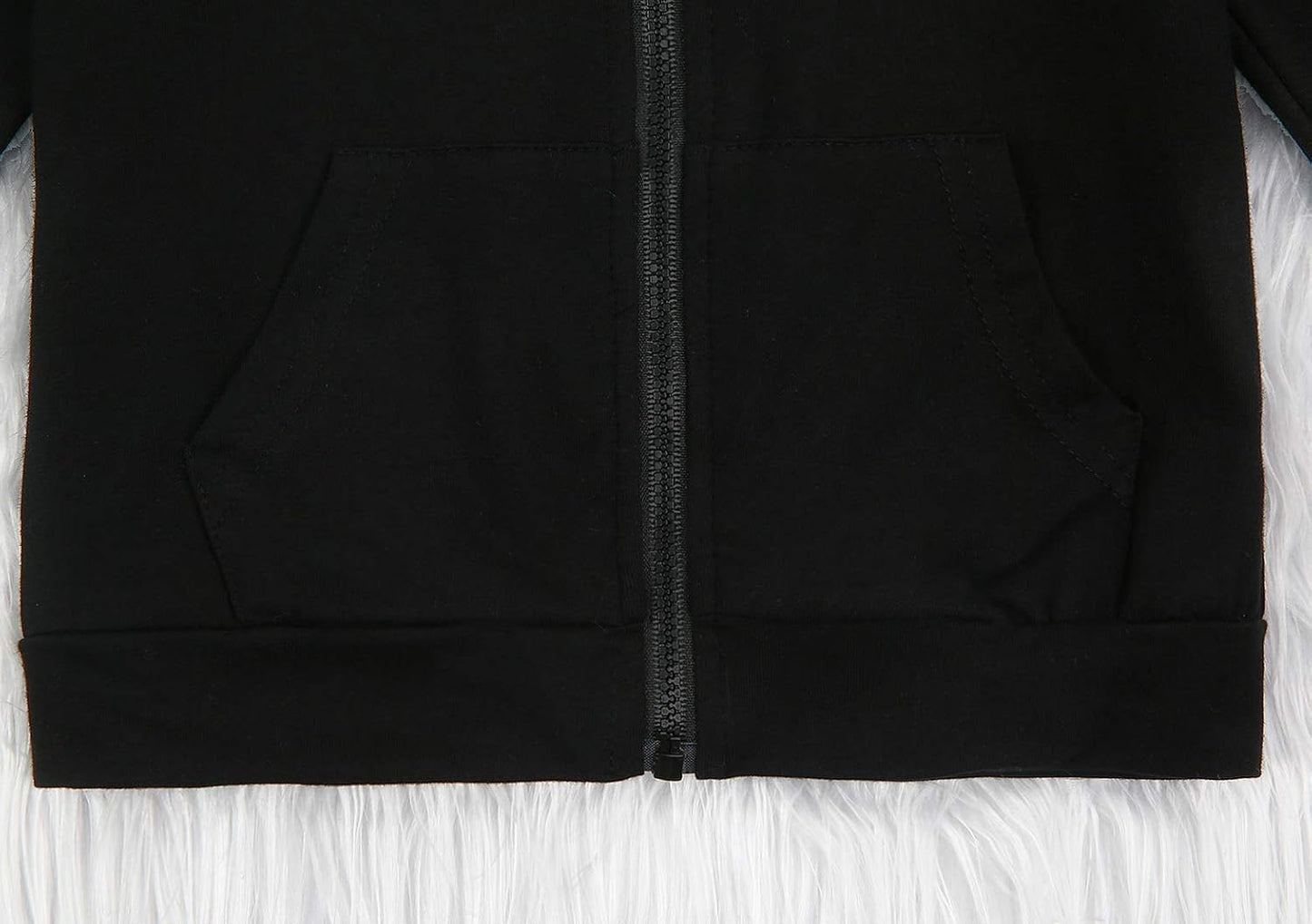 Imcute Baby Zip Up Hoodie, Unisex inflant Toddler Long Sleeve Sweatshirts Lightweight Jacket Hooded Coats Fall Winter Outfits