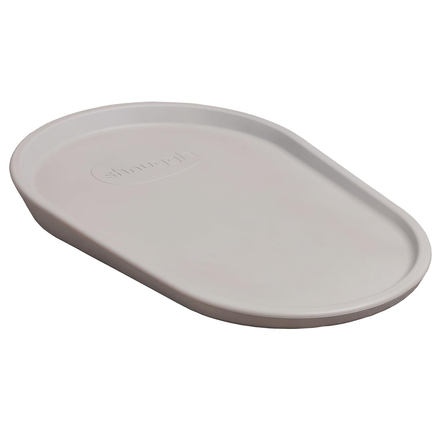 Squishy Changing Mat - Baby Changing Diaper Pad, Wipeable Easy-to-Clean Nappy Station, Warm-to-Touch Surface, Non-Slip Base, No Covers Needed - Taupe