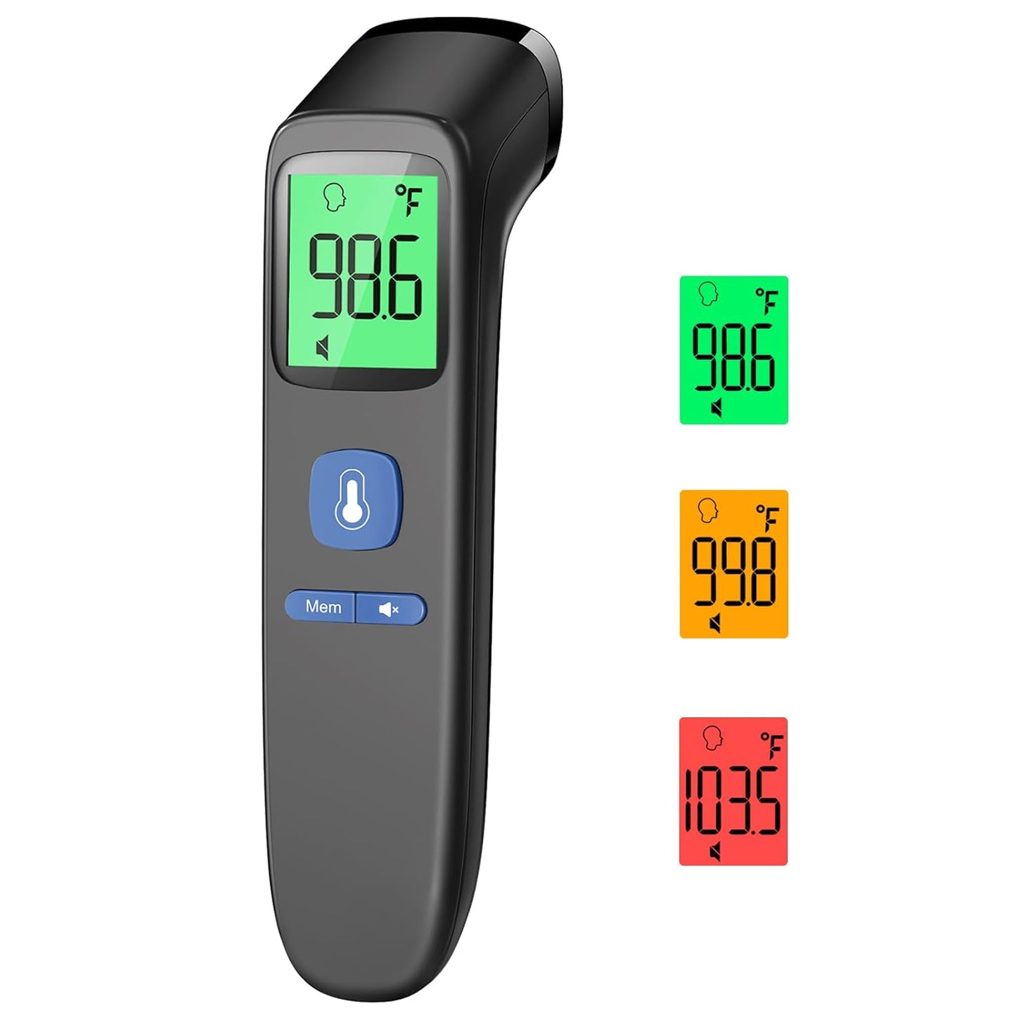 Digital Thermometer for Adults and Kids, Fast Accurate Thermometer with Fever Alarm, 1S Reading & Silent Mode, Easy-to-use -Take Quick Temperature Easily