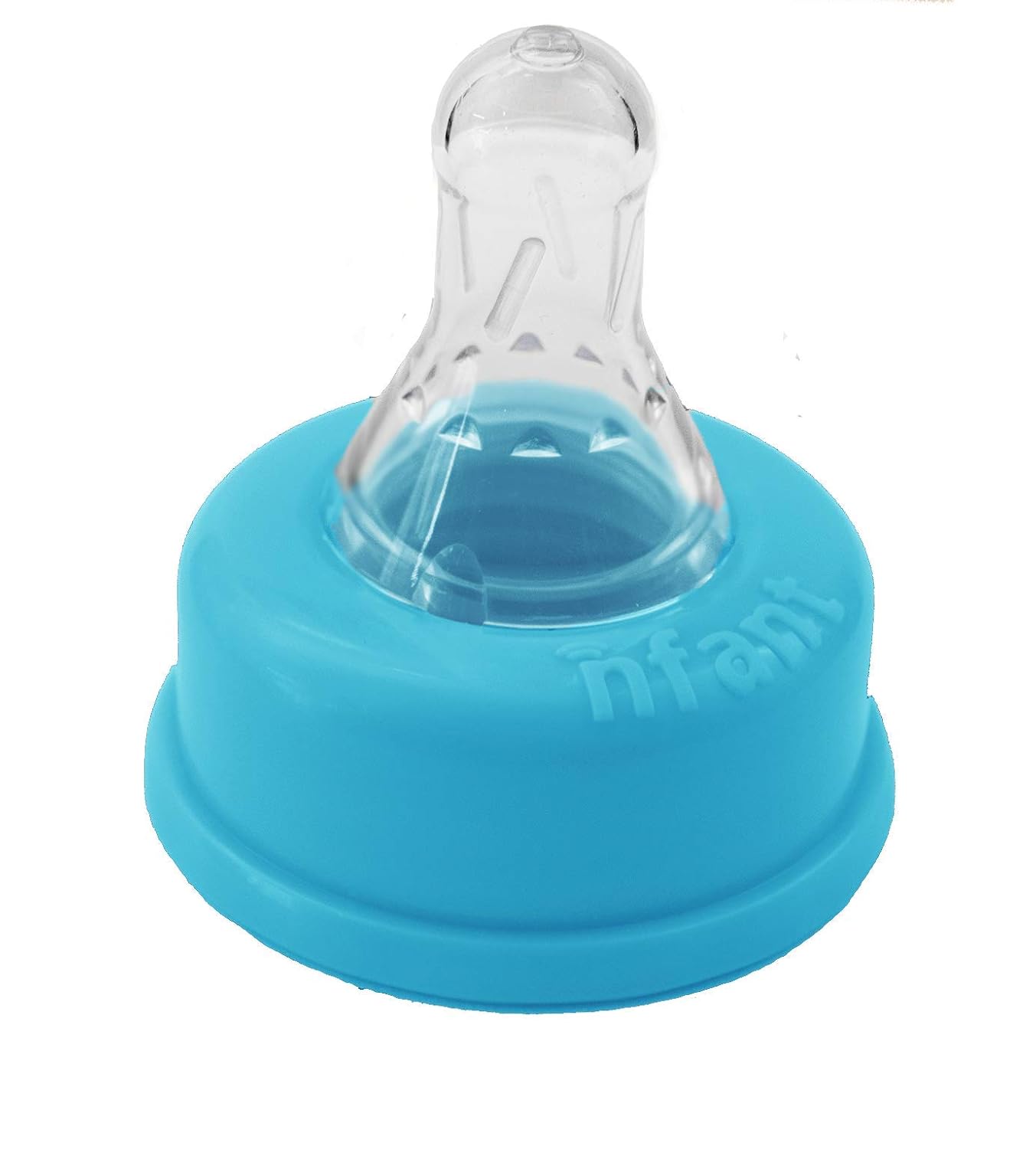 nfant | 2X Standard Flow Nipple, Blue (18ml/min), 4-Pack