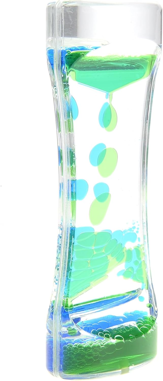 PowerTRC Liquid Motion Bubbler, Relaxing and Calming for Anxiety, Autism & ADHD Fun Bubbler Timer Gift for Kids and Adults