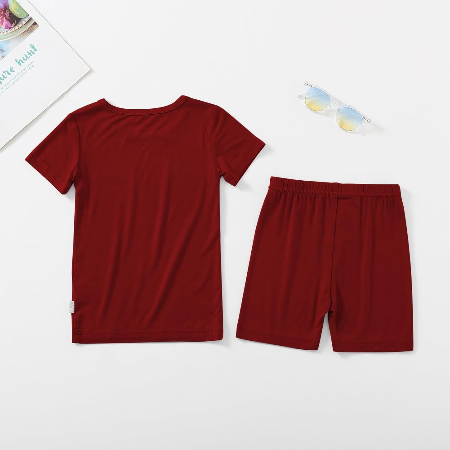 Jimonda Baby Boys Girls Pajama Sets Toddler Sleepwear Cool Jammies 2pcs Viscose from Bamboo PJs 18M-8Y