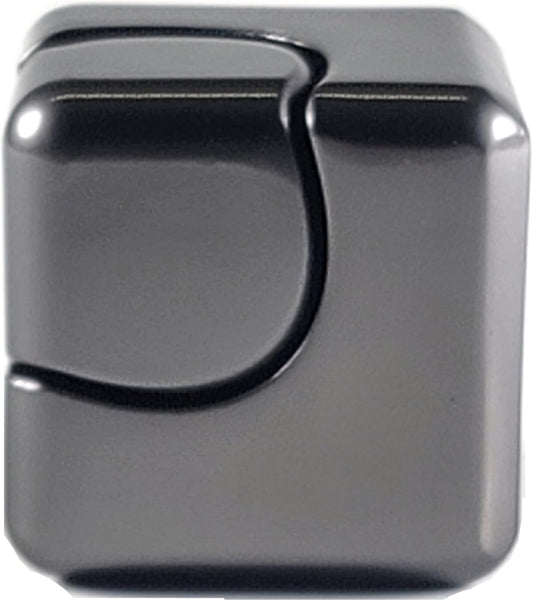 Cube Spinner Fidget Spinning Toy– Helps with Anxiety, ADHD, Autism, Stress & Focus– Desktop EDC Fidgets Spinner Aluminum Alloy Build for Kids & Adults. Grey