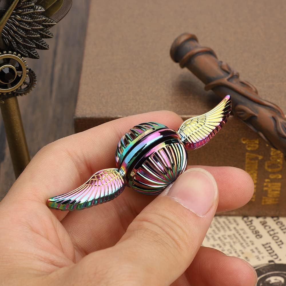 Magical Orb Fidget Spinners Toys Metal, Hand Finger Spinner Gifts for Kids Adults, Anti Anxiety Stress Relief Desk Toy Silence Bearing with Case Party Favors for Christmas Birthday Easter