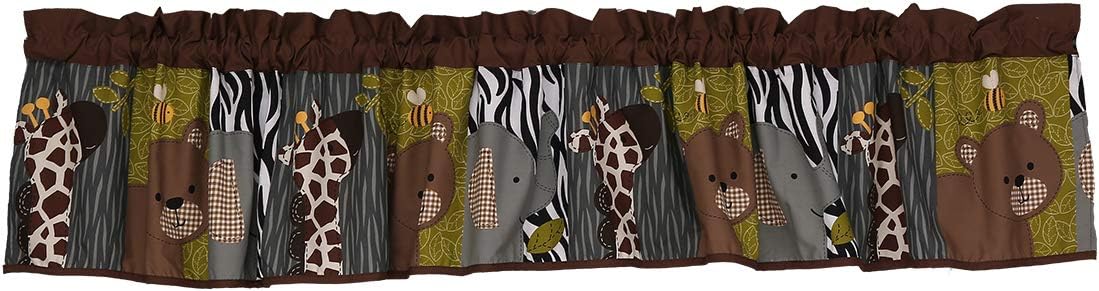7 PCs Forest Animal Nursery Crib Bedding Set Baby Boy Elephant Giraffe Bear Cot Bedding Set