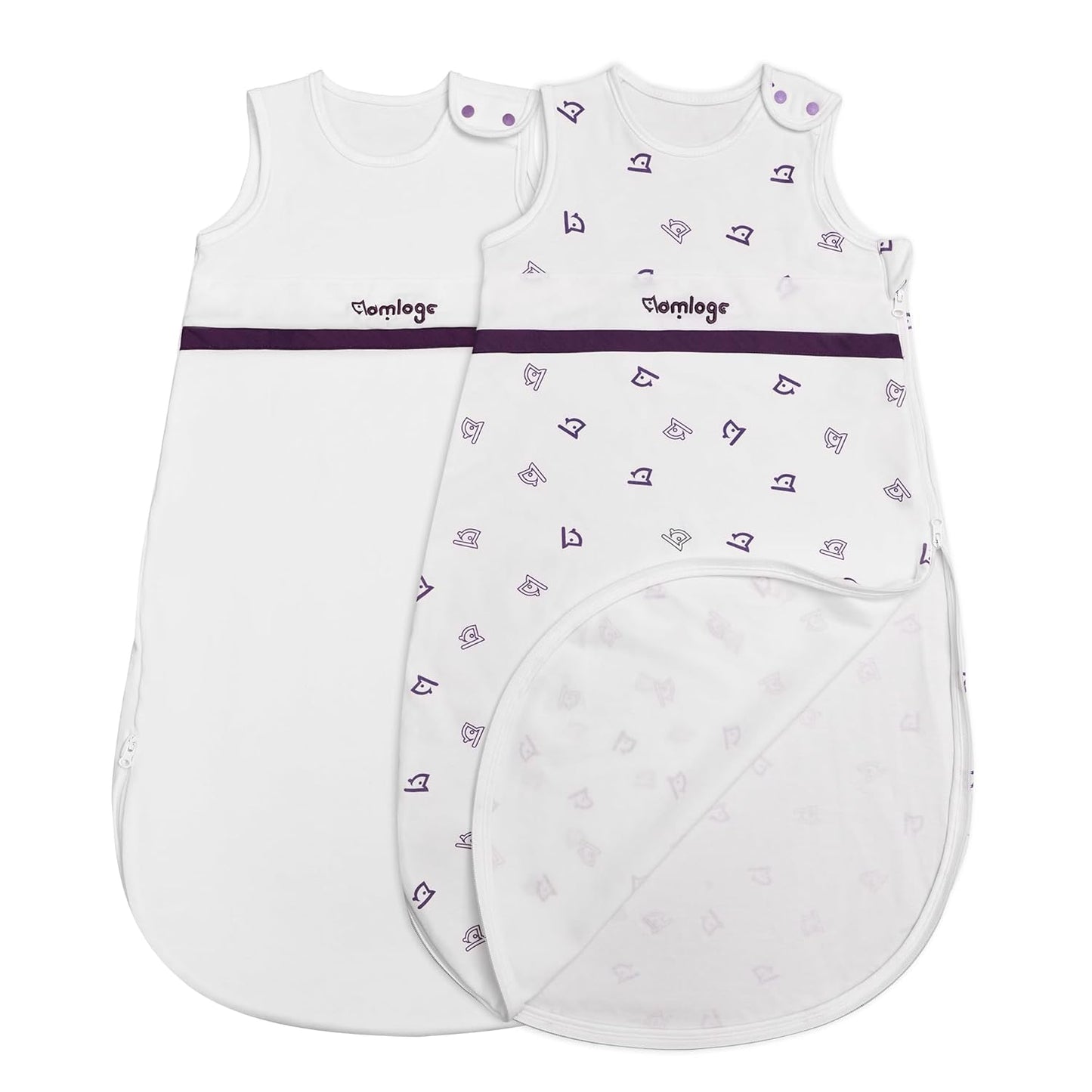 PuppyNap Baby Sleep Sack, Toddler Sleep Sack 2-Pack Set, Sleep Sack 18-24 Months, 100% Organic Cotton Sleep Sack with 2-Way Zipper.