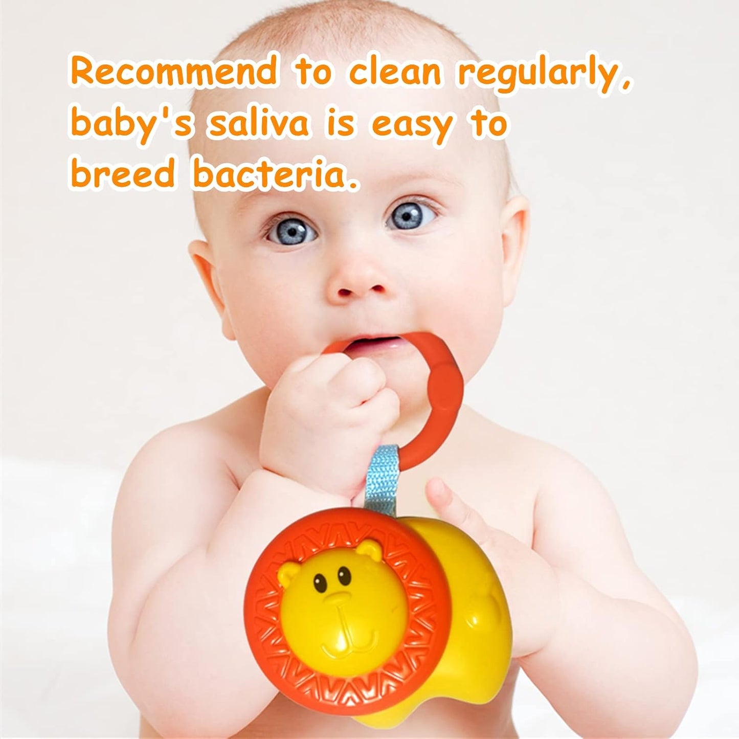 Baby Toys, Cartoon Animal Hanging Rattle Toys, Handbells Baby Rattles, Baby Bed Crib Car Seat Travel Stroller Toys for Infant, Best Birthday Gift for Newborn, 4 Pack