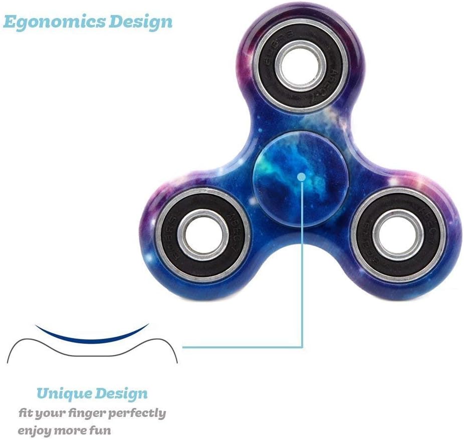 SCIONE 24 Pack Fidget Spinner Toy, Finger Spinner Fidget Pack-Anxiety Toys Stress Relief Reducer-Party Favors for Kids/Adults Birthday Easter Goodie Bag Stuffer,Classroom Prizes