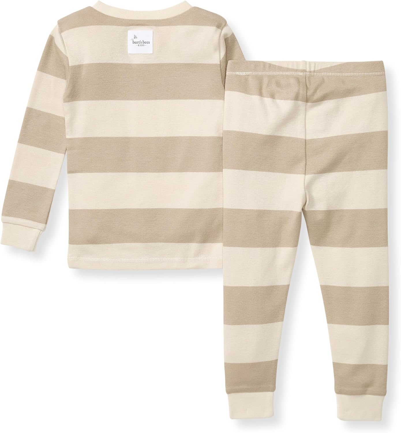 Burt's Bees Baby Boys' 2-Piece Long Sleeve Tee and Pants Organic Cotton Pajama Set