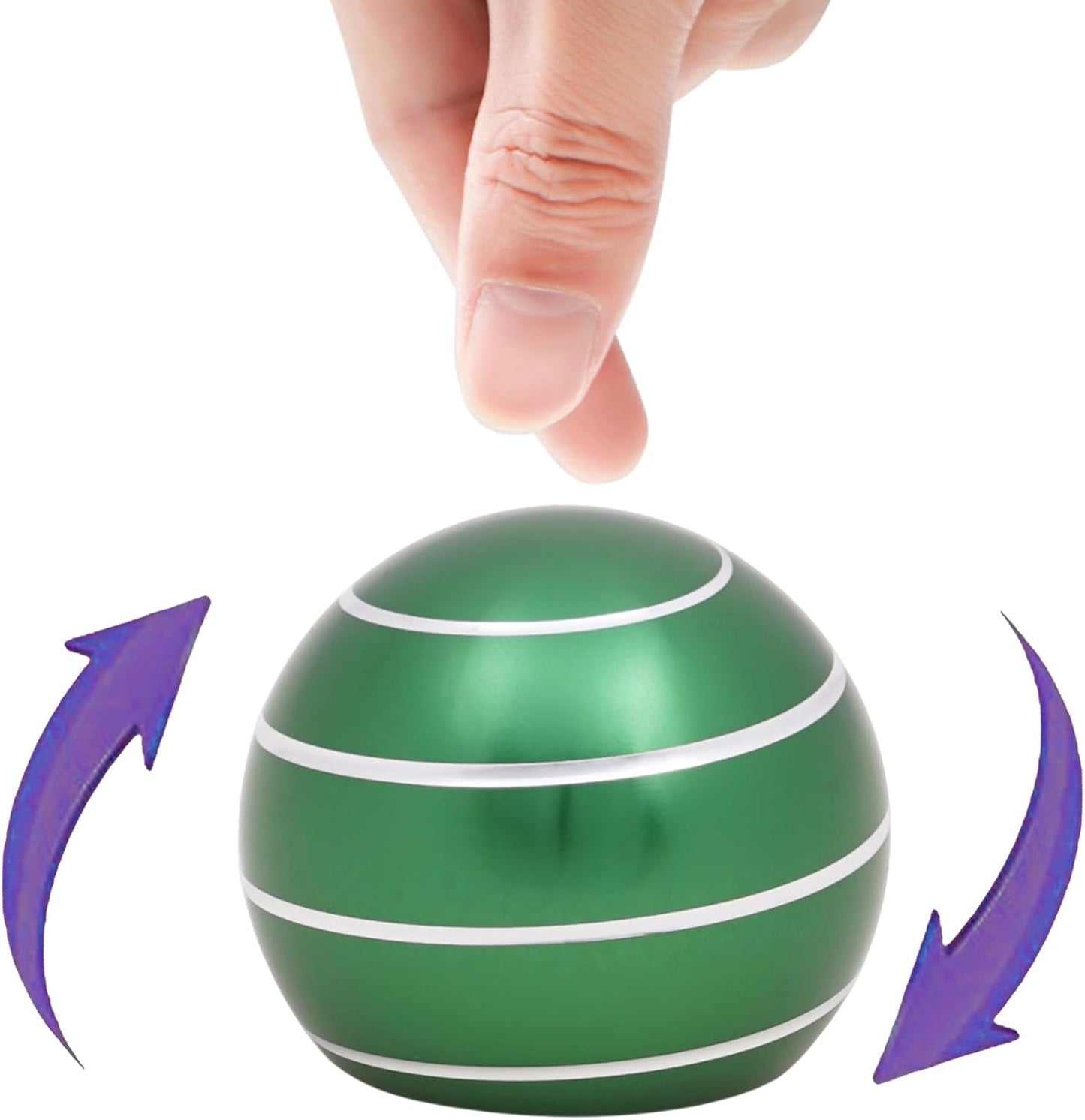 Desk-Toys for Fidget Kinetic-Cool-Gadgets: Cool-Stuff for Kid Children Teen Adult, Optical-Illusion Toy for Office School Home Women Men Christmas Stress-Relief-Gifts 180 Seconds Spinning