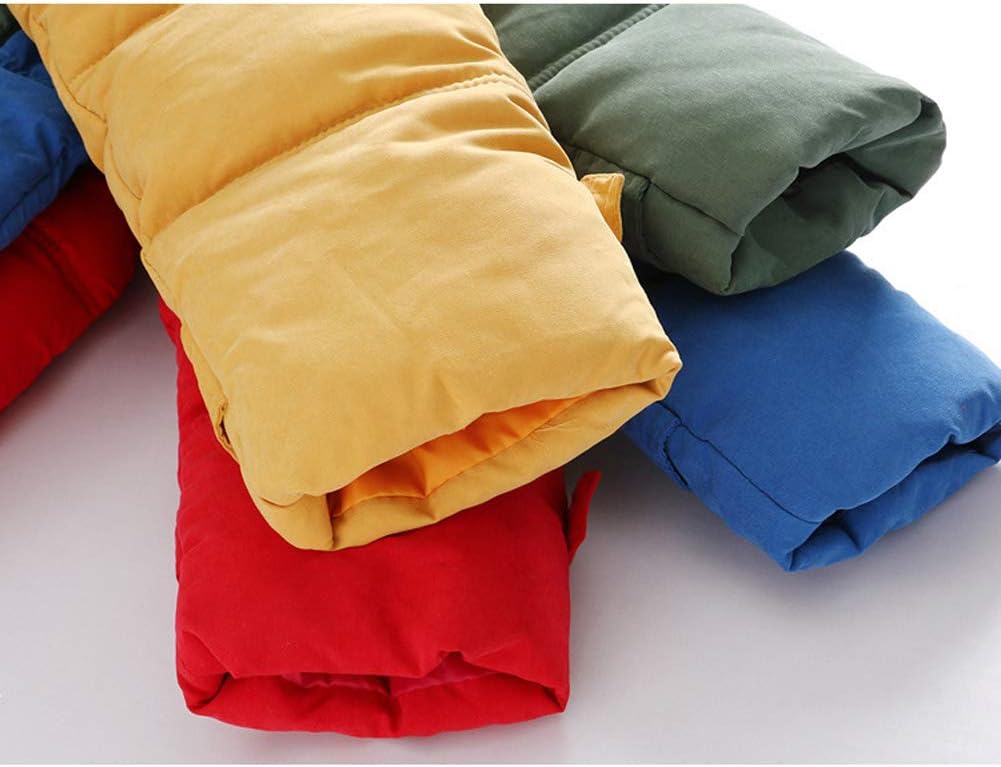 Vinmin Kids Winter Latest Thicken Hooded Jacket Warm Quilted Coat Casual Outdoor Cool Cute for Boys Girls Autumn Spring