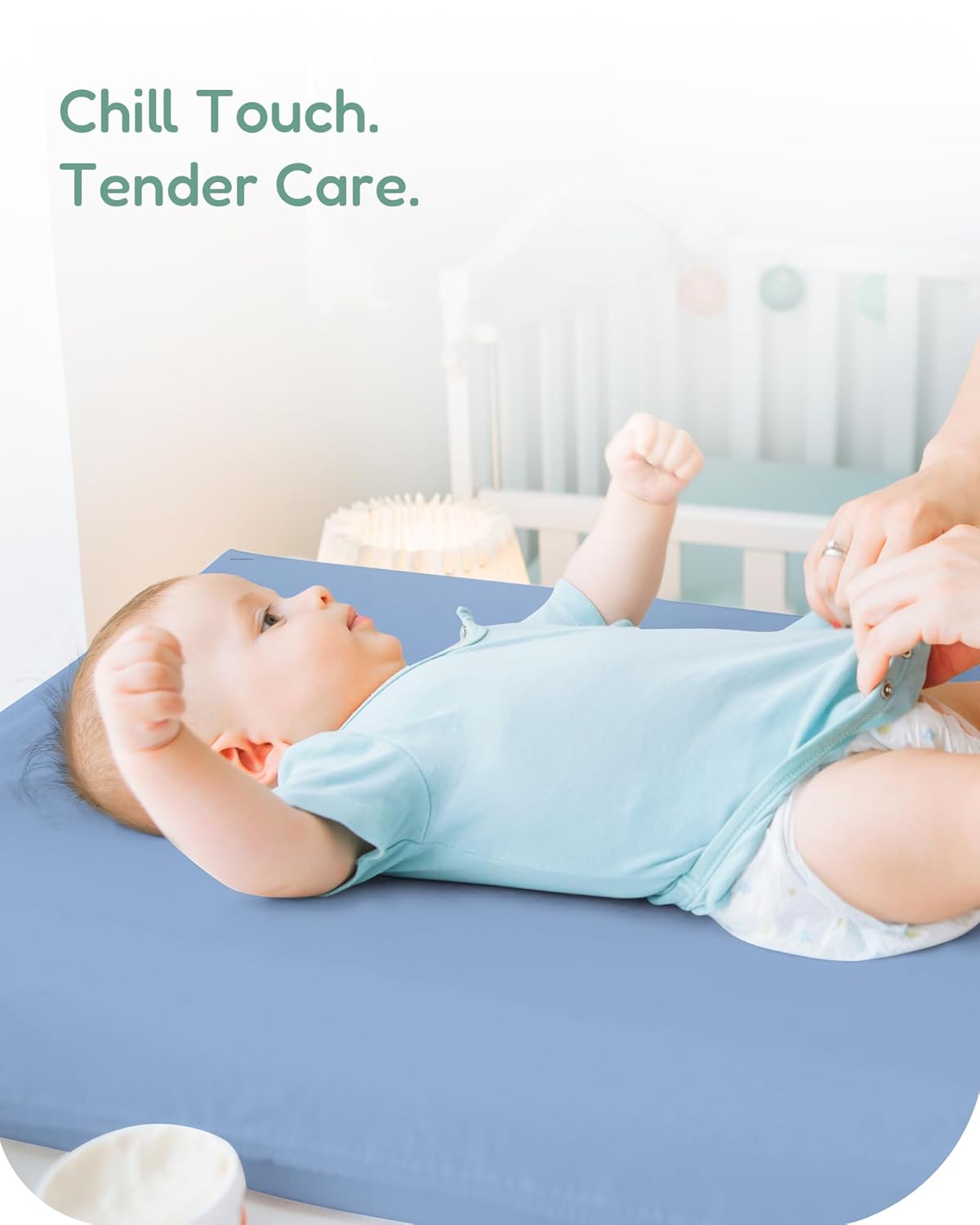 Extra Stretchy Changing Pad Cover, Ultra Soft Premium Jersey Knit Changing Pad Sheets, Unisex for Boys Girls, Fits All Standard Changing Tables/Dresser Tops - 2 Pack