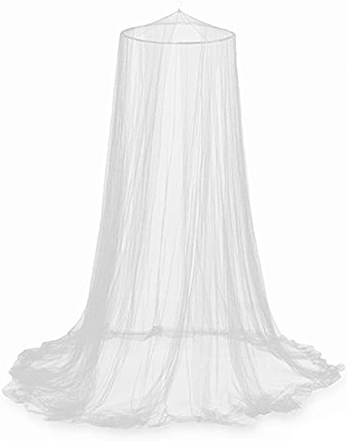 Mosquito Net, Bed Canopy Hanging Circular Curtain Netting for Single to King Size, Quick Easy Installation, Use to Cover The Baby Crib, Kid Bed, Girls Bed Or Full Size Bed