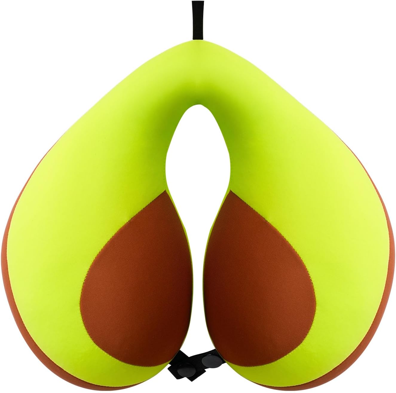 MOOB Neck Pillows for Kids,Traveling Gifts for Toddler & Children U-Shape Car Seat Head Travel Neck Pillow,Toddler Neck Pillow for Carseat Green Brown