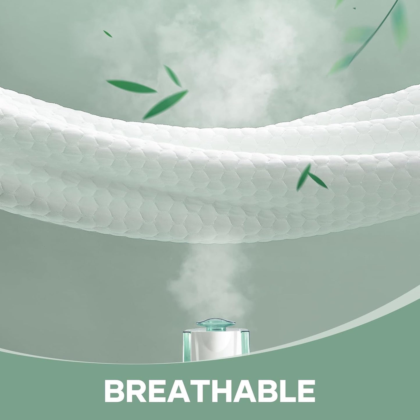 OhGeni 100% Waterproof Mattress Protector, Crib Size-2 Pack Mattress Pad, Fits 3"-6" Mattresses with Deep Pocket, Cooling, Breathable Fitted Sheets, Soft Bed Cover, Noiseless, Machine Washable