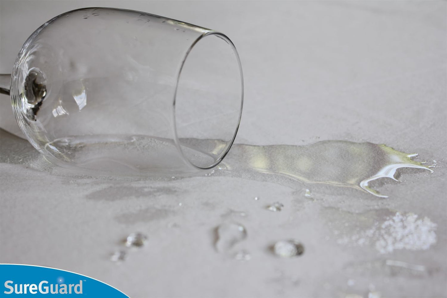 SureGuard Crib Size Mattress Protector - 100% Waterproof, Hypoallergenic - Premium Fitted Cotton Cover - Smooth