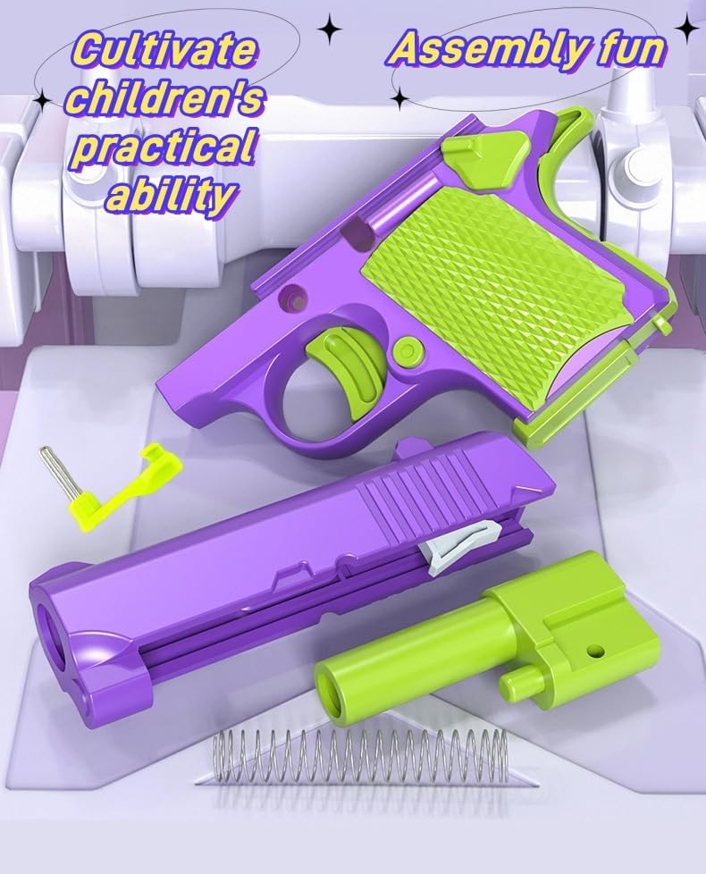 2024 New 1911 Model Radish Fun and Safe Toys,Fidget Toys Suitable for Relieving ADHD and Anxiety,Stress Relief Funny Toys for Adults,The Fun Gift for Adults and Kids (Purple / 1 PCS Pack)